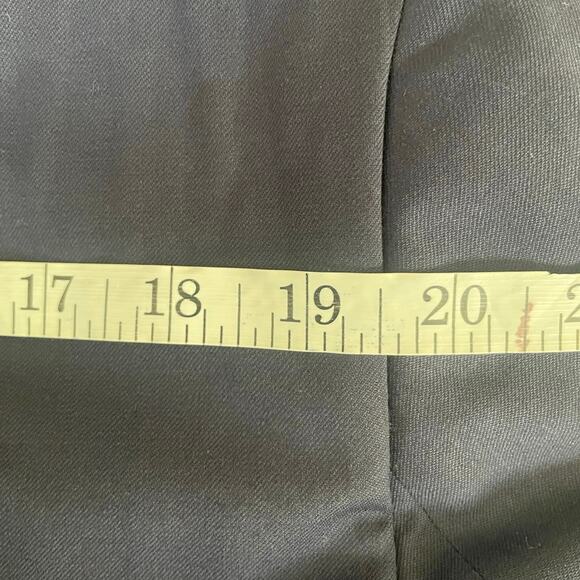 Linea Uomo Mens 100% Wool Blazer Size 48 Short / 46 Waist Navy Performance Wool - Picture 7 of 8